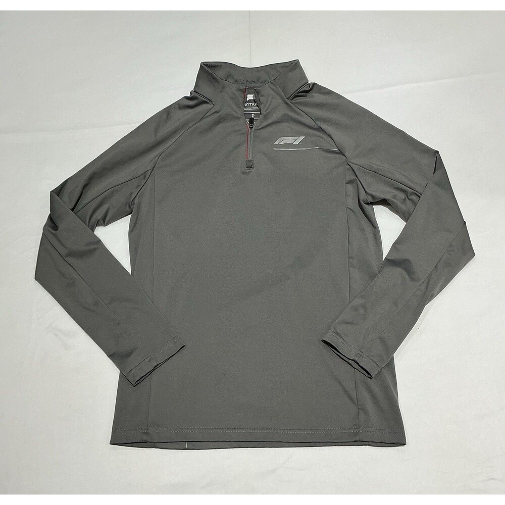 Formula 1 F1 Pullover Mens Small Gray Quarter Zip Official Product Racing